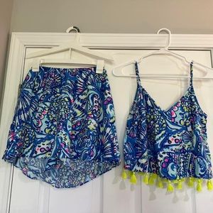 Lilly Pulitzer Ramona Set Ceviche Sz 2 NWT